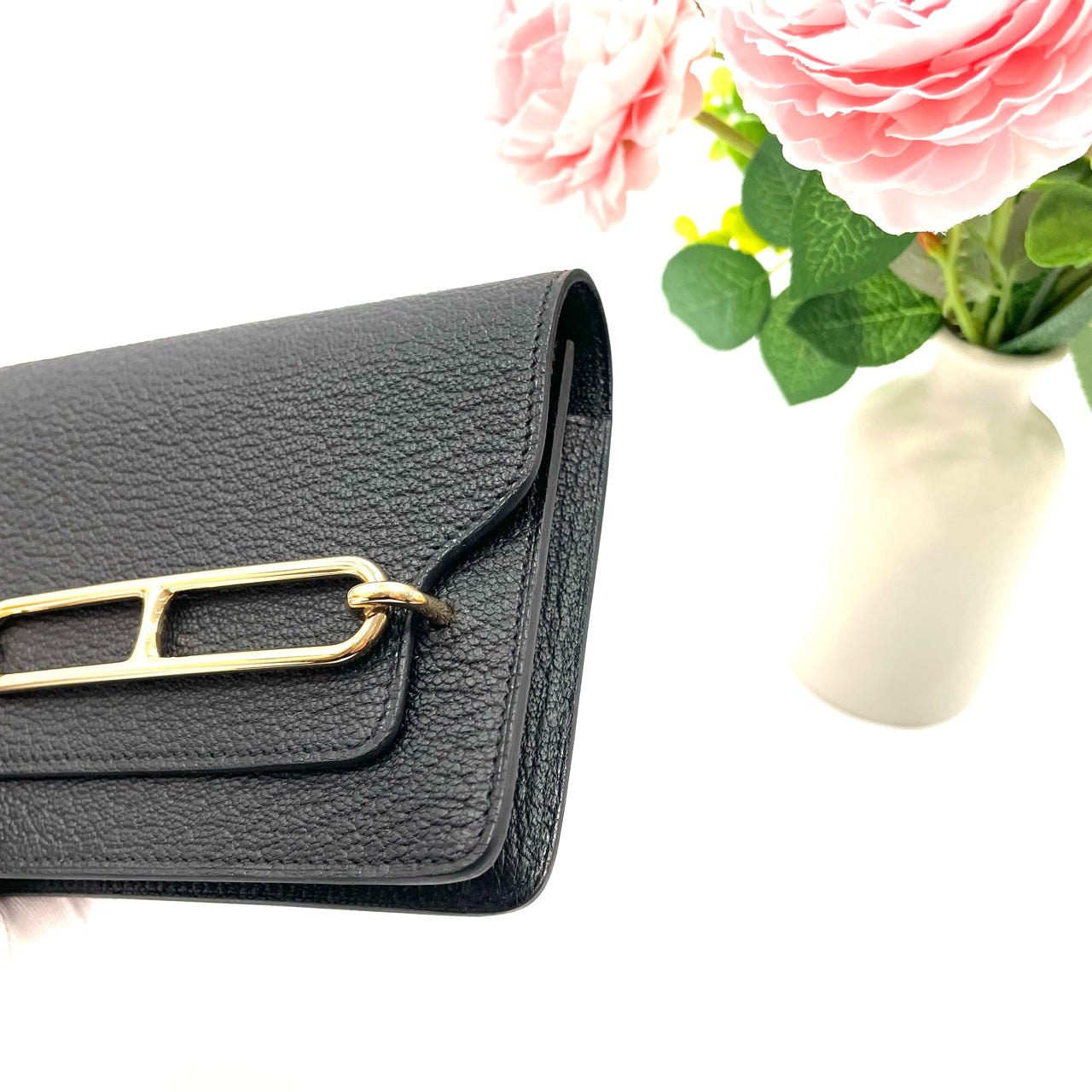 Hermes - Roulis - Leather - Black