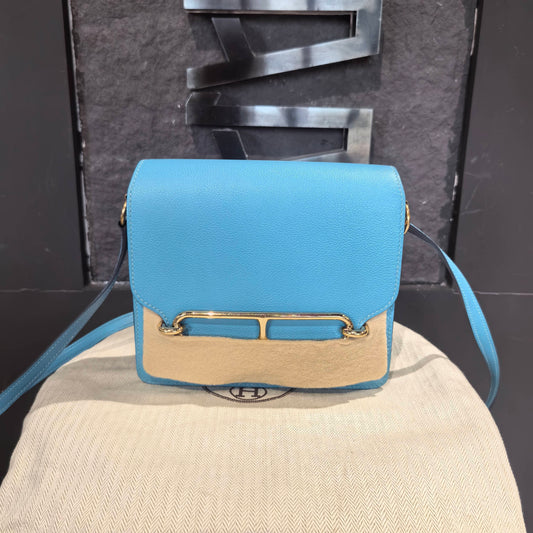 Hermes - Roulis - Leather - Blue - (mini)