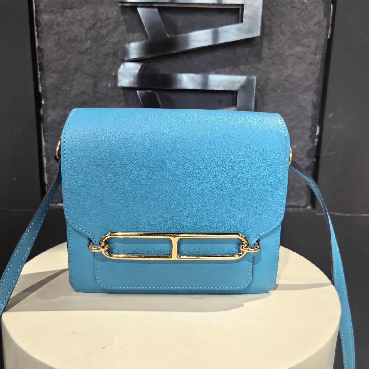 Hermes - Roulis - Leather - Blue - (mini)