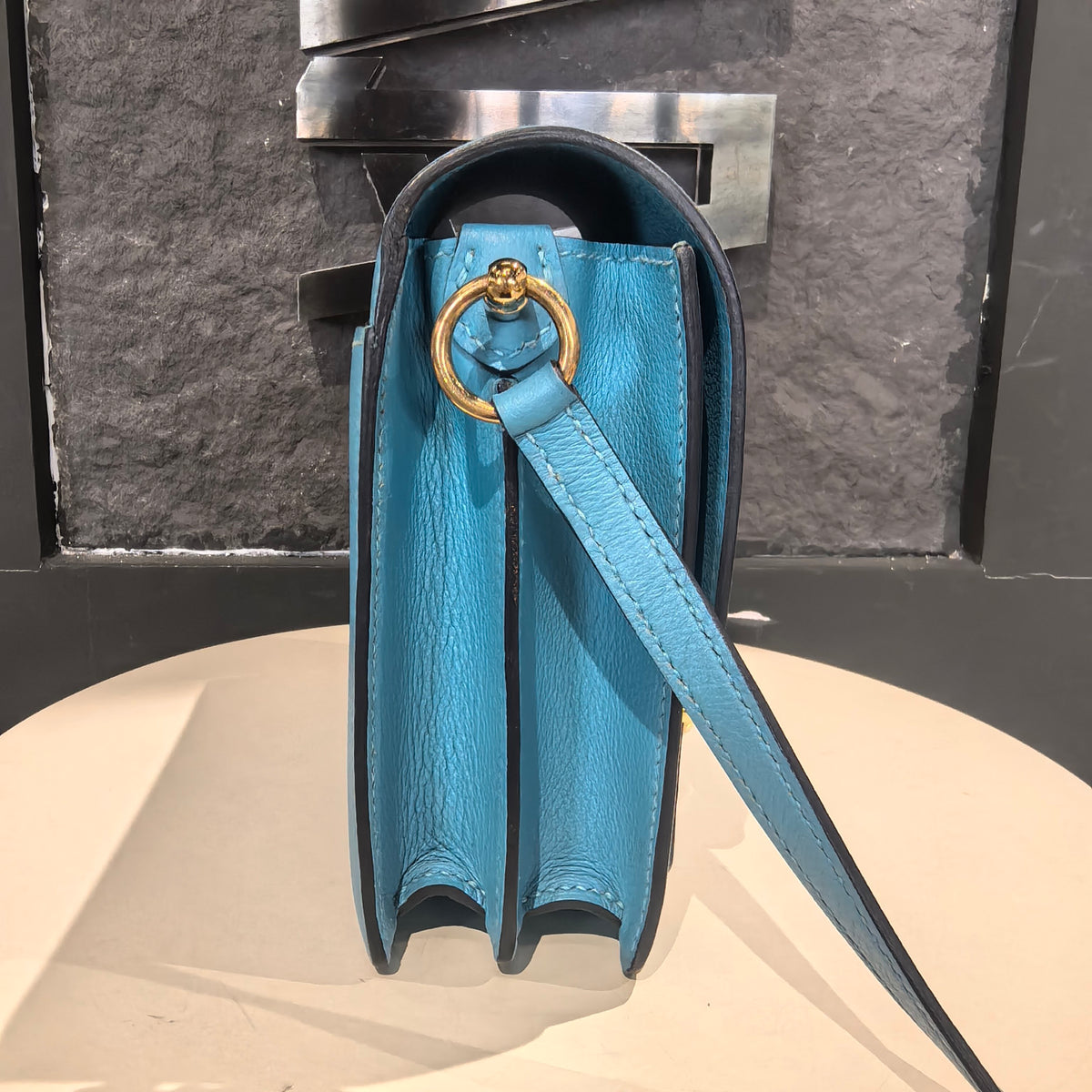 Hermes - Roulis - Leather - Blue - (mini)