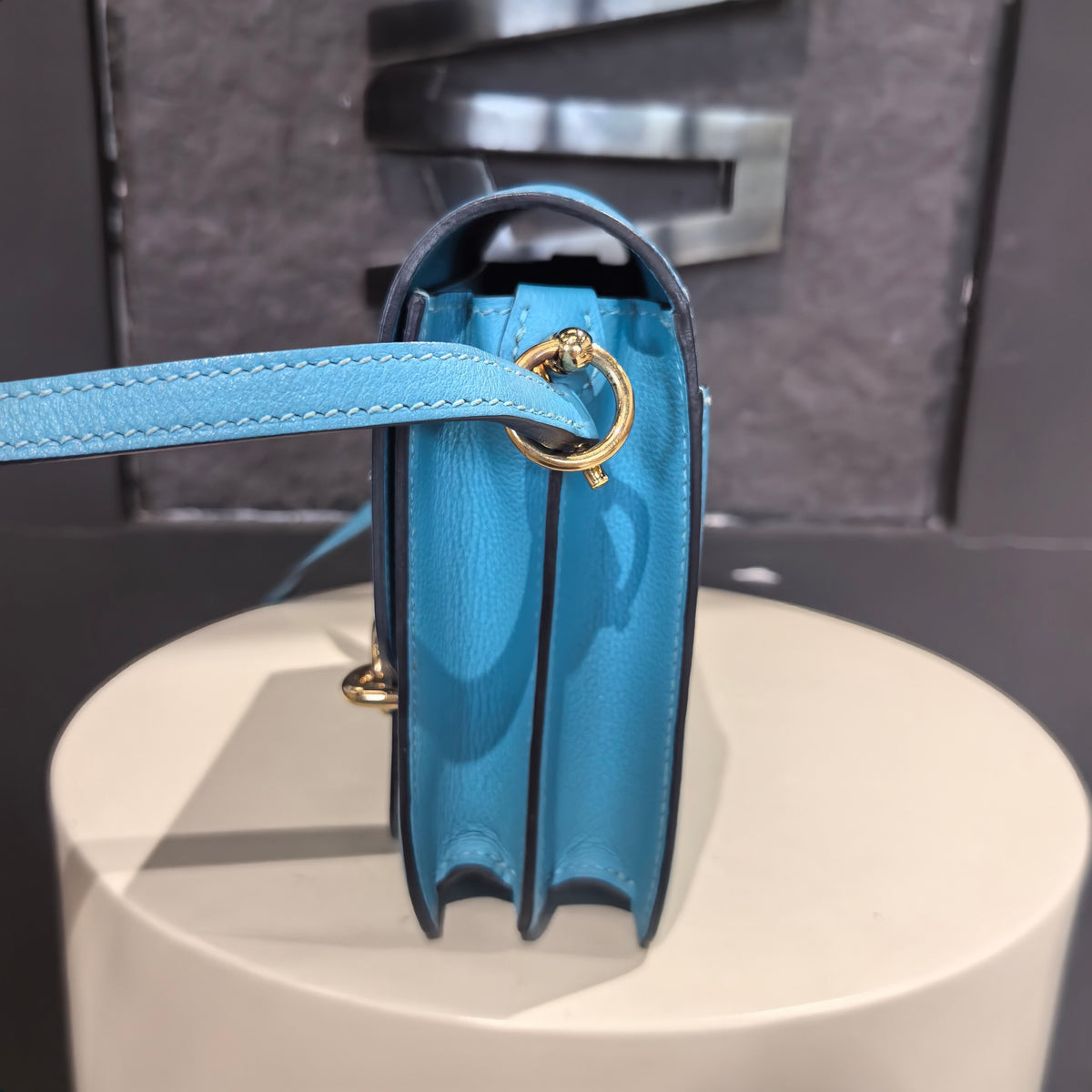 Hermes - Roulis - Leather - Blue - (mini)