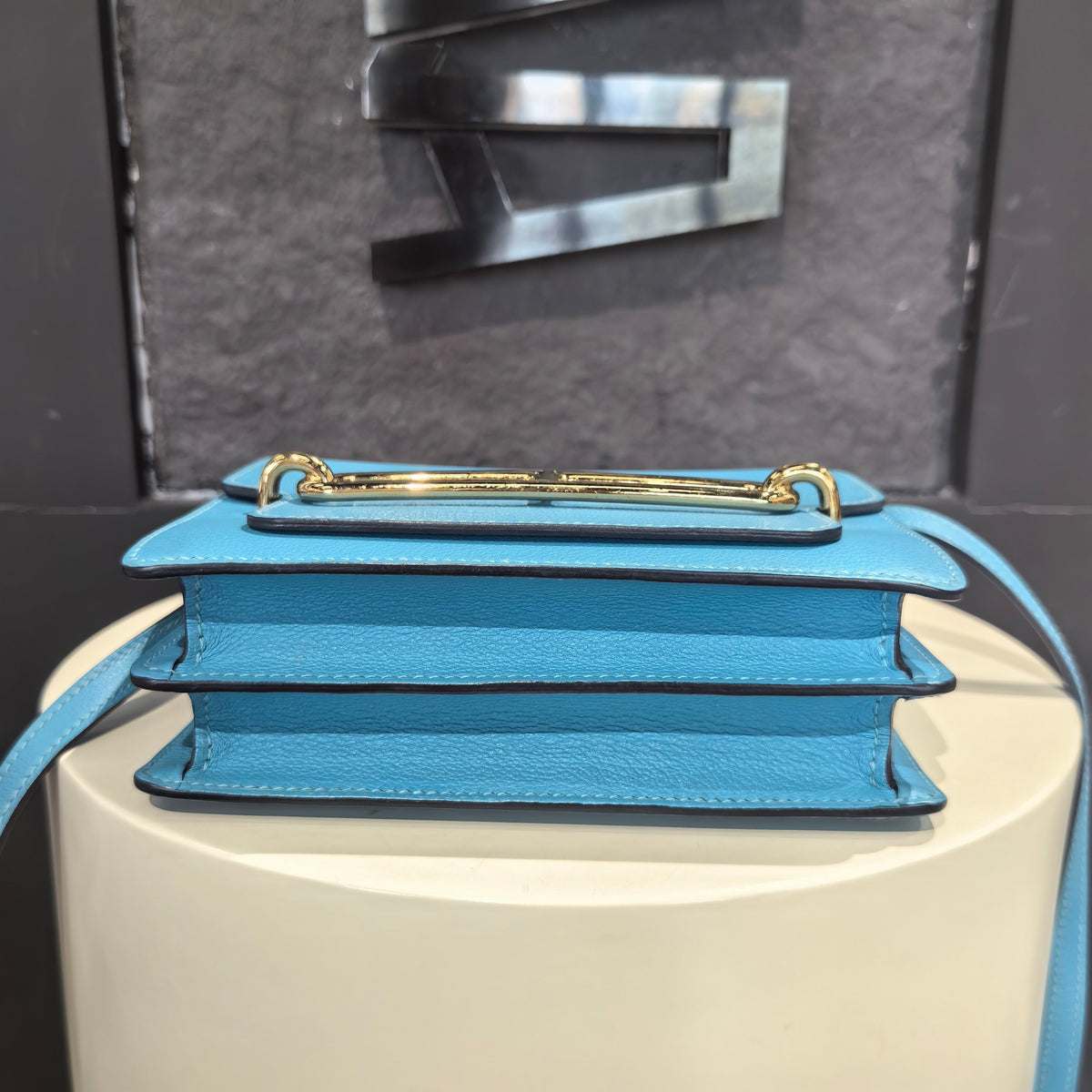 Hermes - Roulis - Leather - Blue - (mini)