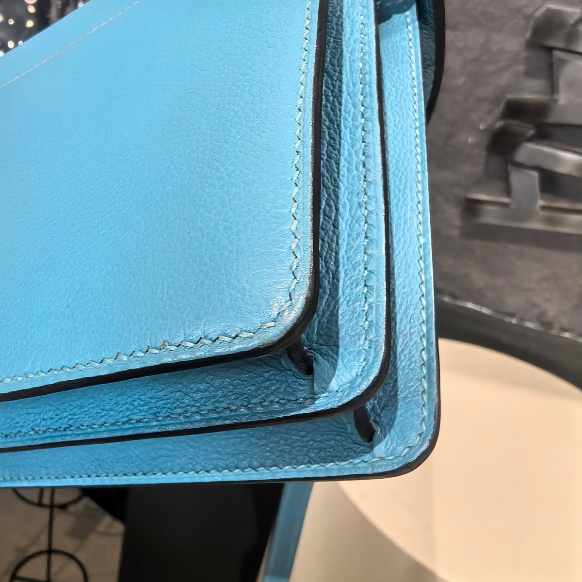 Hermes - Roulis - Leather - Blue - (mini)