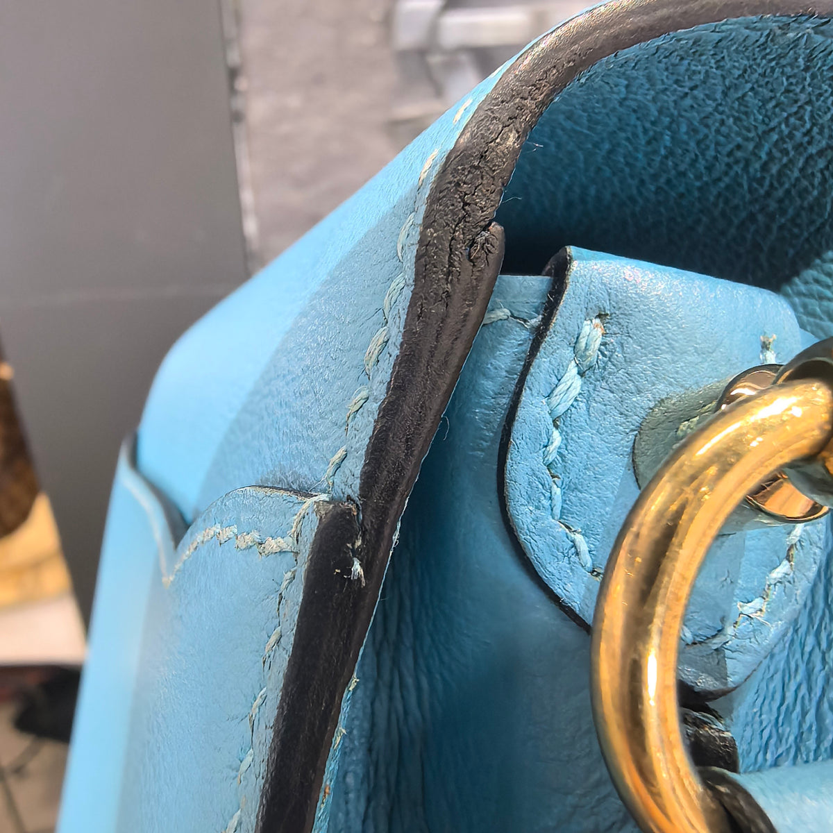 Hermes - Roulis - Leather - Blue - (mini)