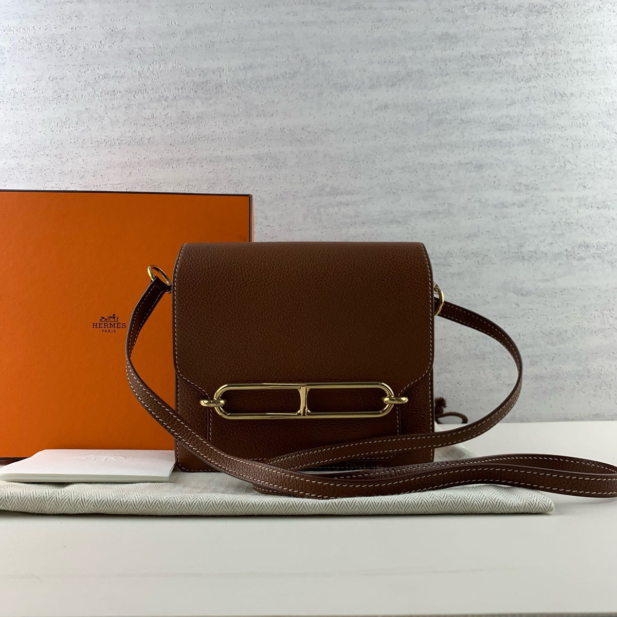 Hermes - Roulis - Leather - Brown - (mini)