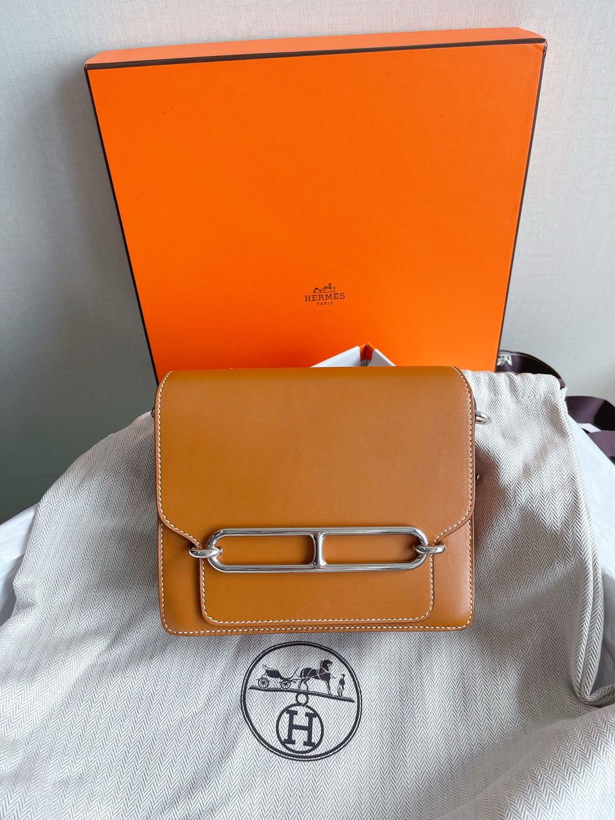 Hermes - Roulis - Leather - Camel - (mini)