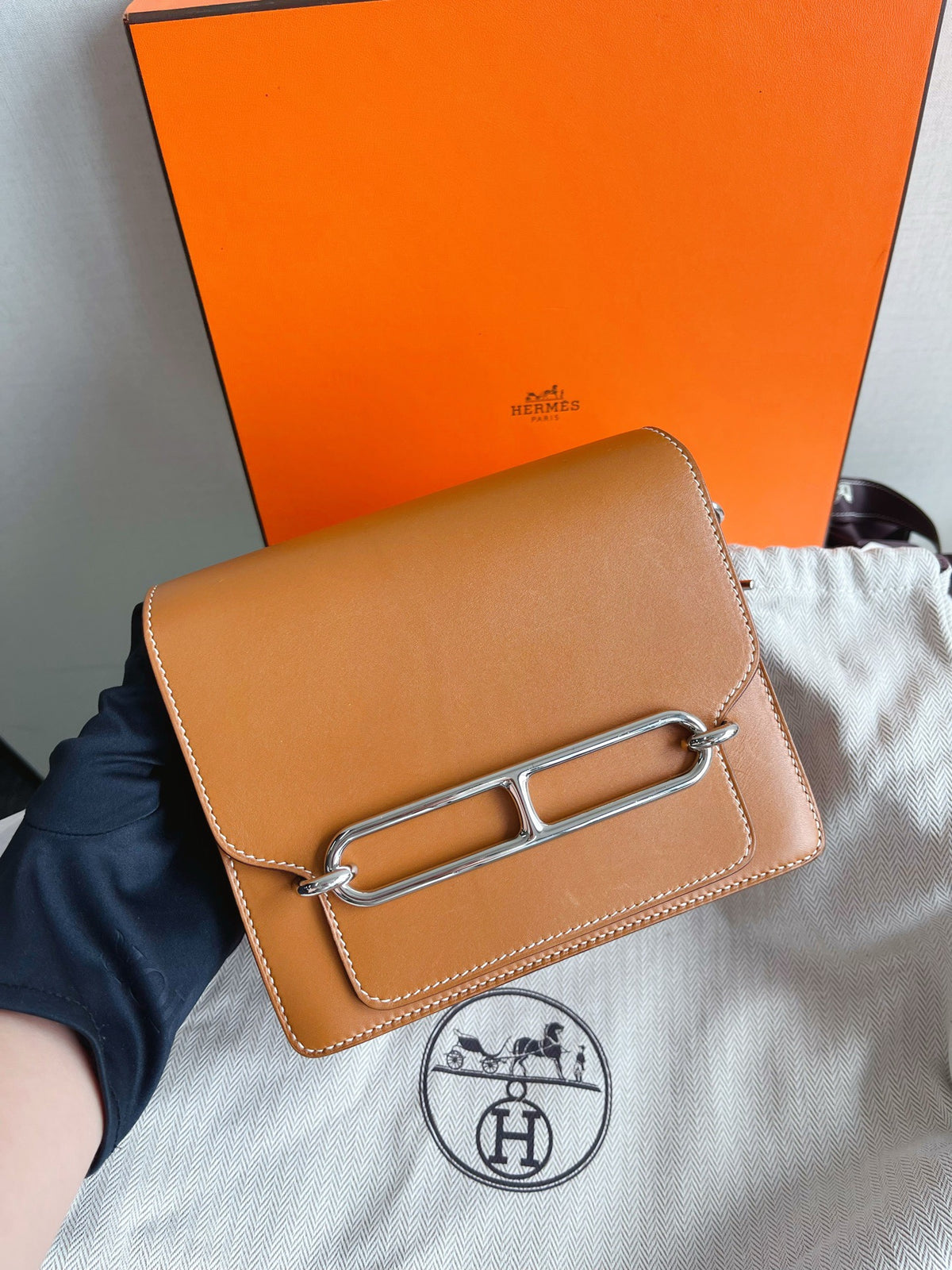 Hermes - Roulis - Leather - Camel - (mini)