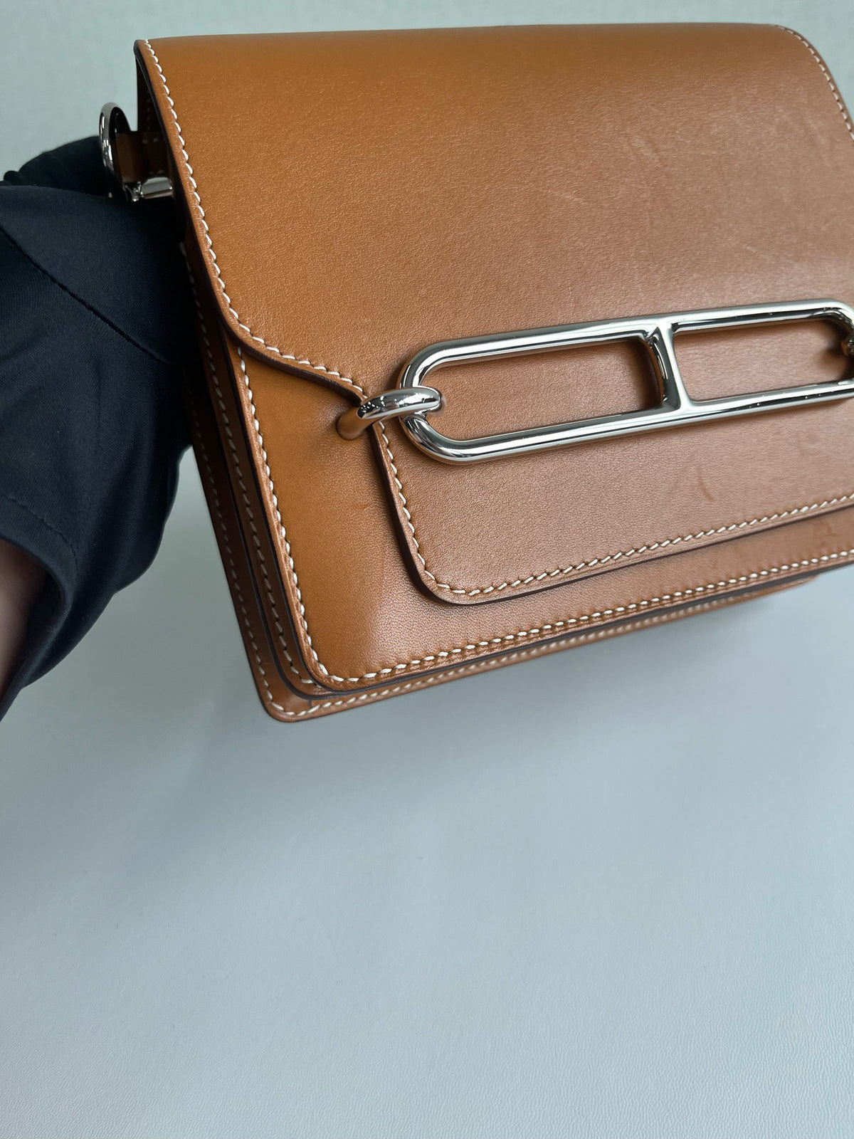 Hermes - Roulis - Leather - Camel - (mini)