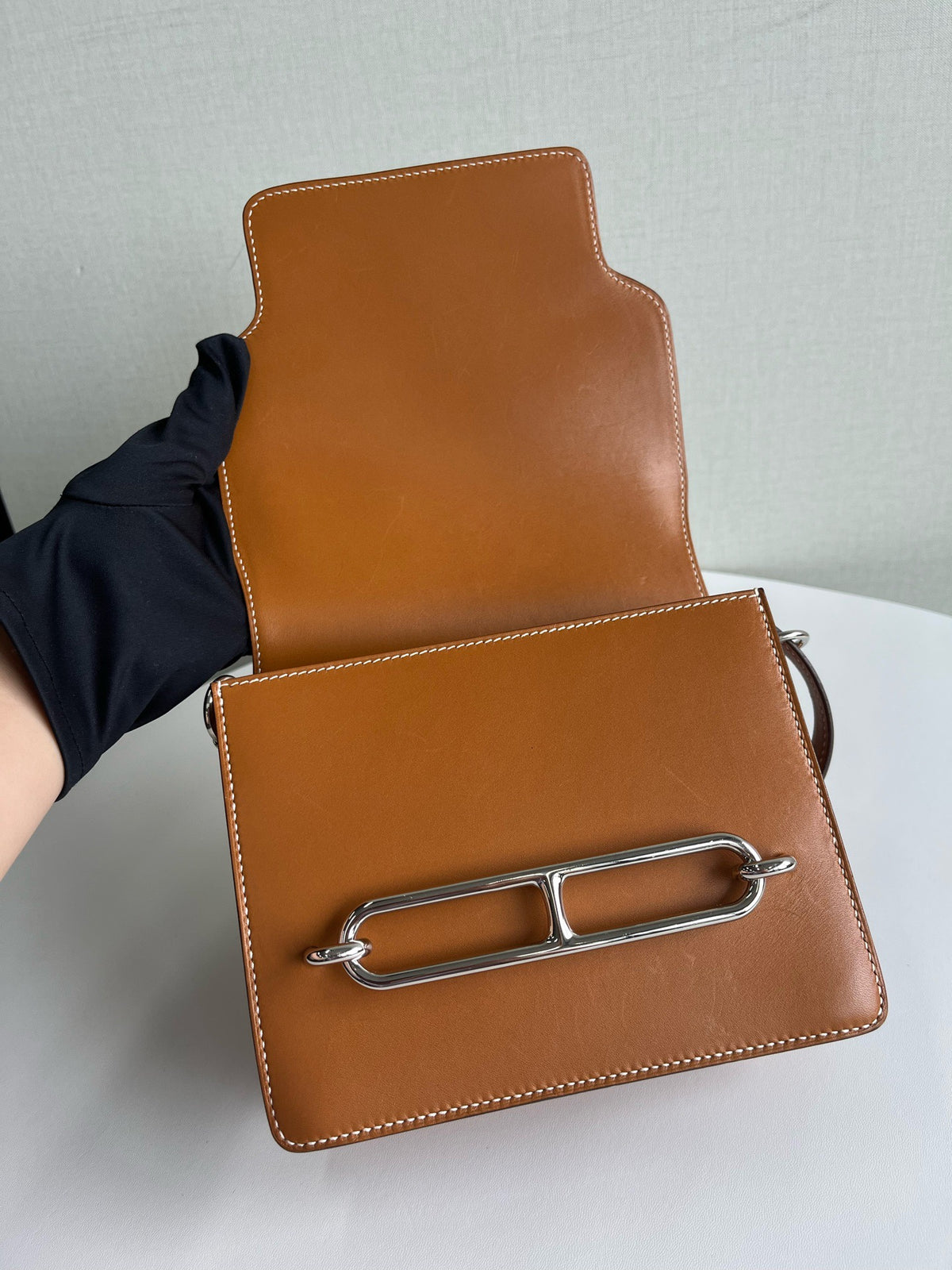 Hermes - Roulis - Leather - Camel - (mini)