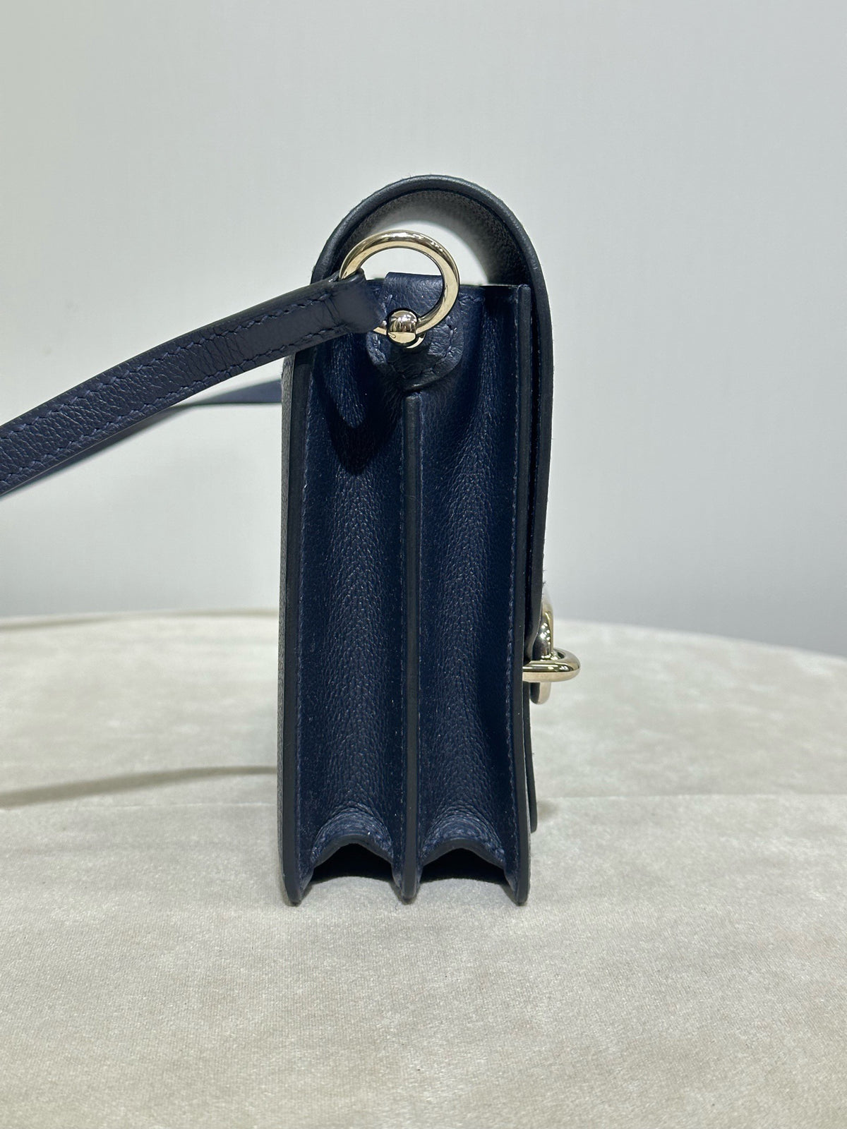 Hermes - Roulis - Leather - Navy - (mini)