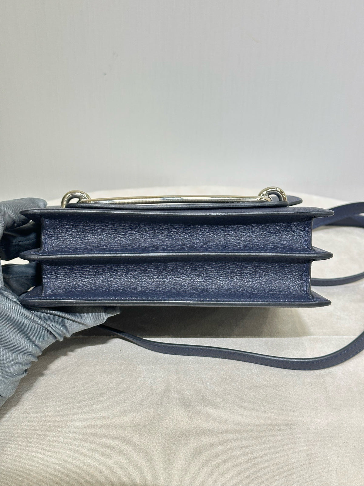 Hermes - Roulis - Leather - Navy - (mini)