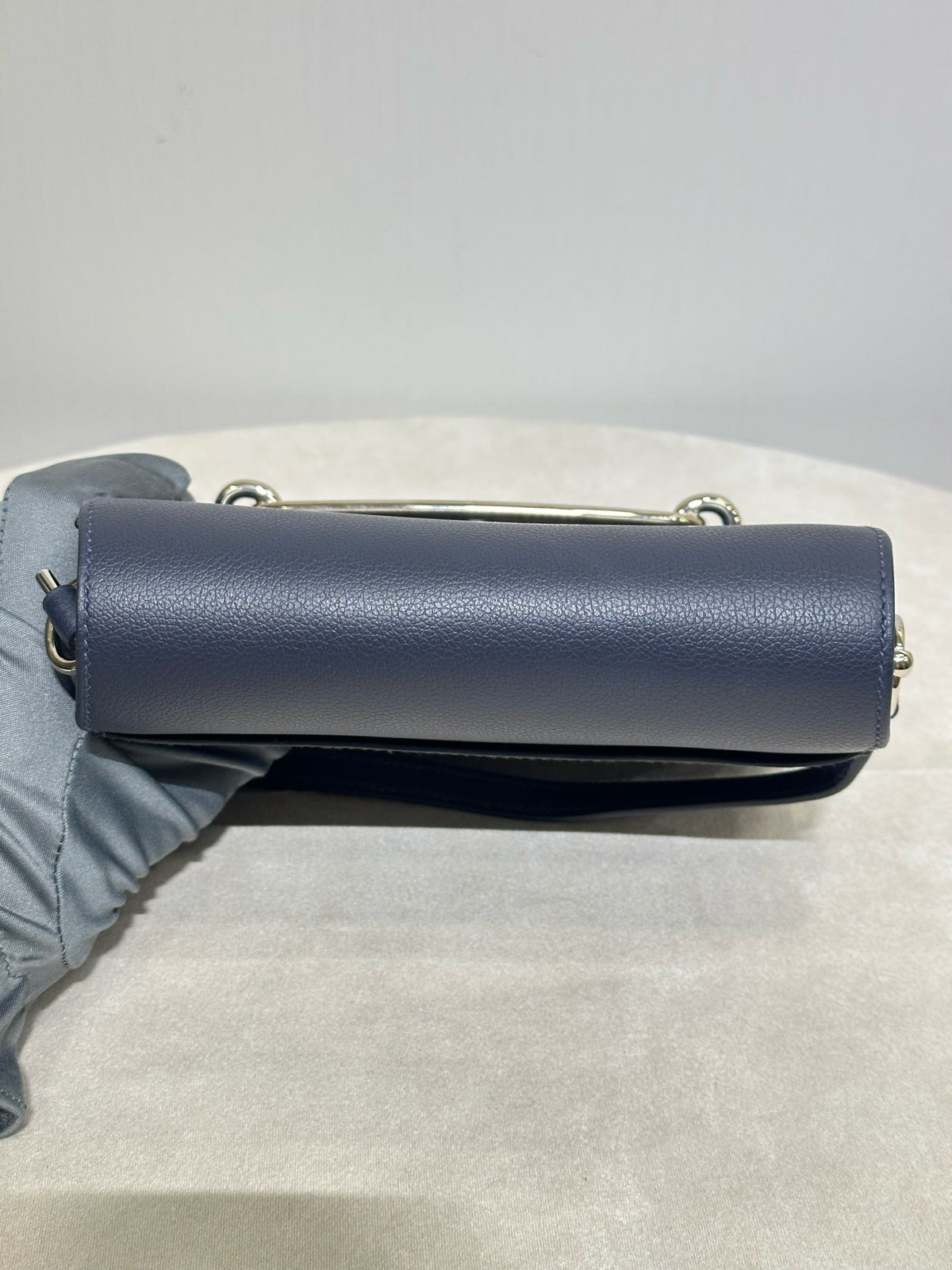 Hermes - Roulis - Leather - Navy - (mini)
