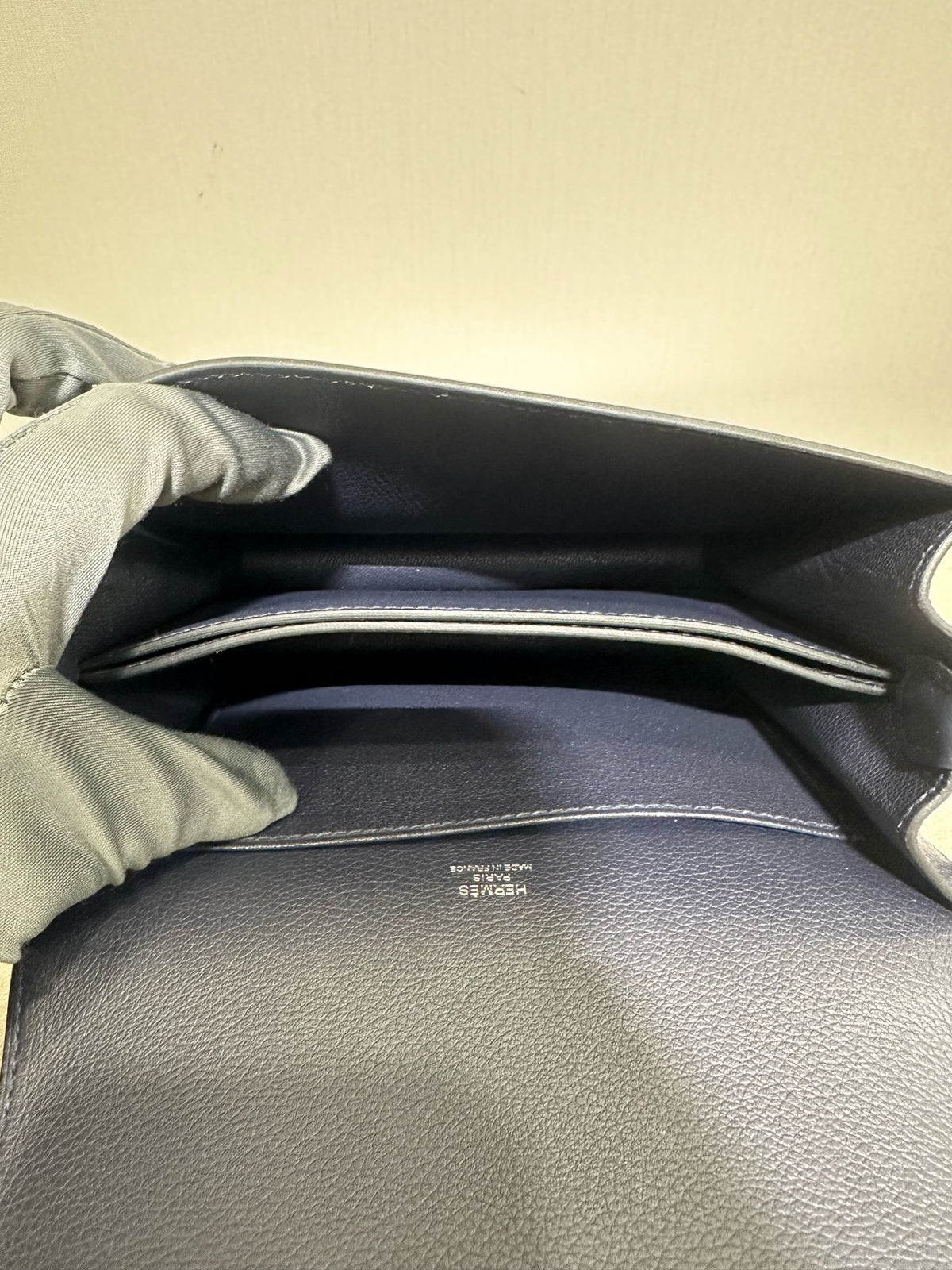 Hermes - Roulis - Leather - Navy - (mini)