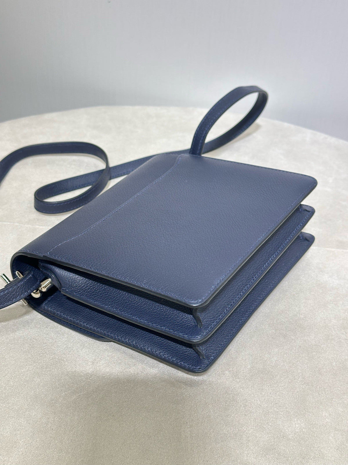 Hermes - Roulis - Leather - Navy - (mini)