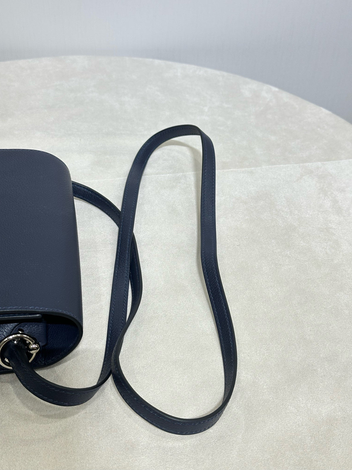 Hermes - Roulis - Leather - Navy - (mini)