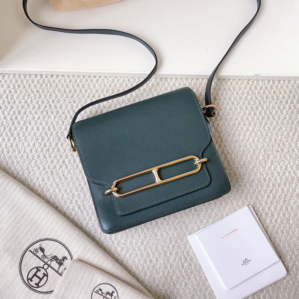 Hermes - Roulis Mini - Leather - Green - (mini)