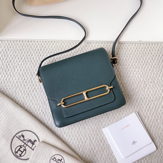 Hermes - Roulis Mini - Leather - Green - (mini)