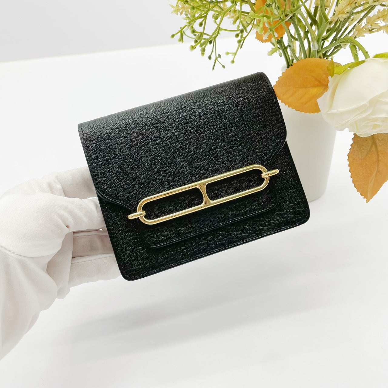 Hermes - Roulis Slim - Leather - Black