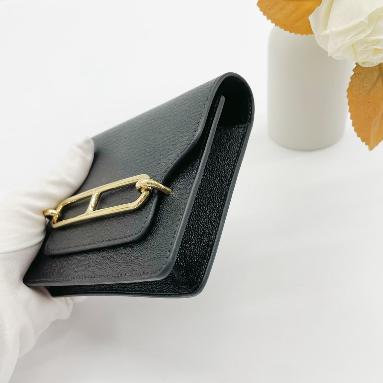 Hermès - Roulis Slim - Leather - Black - (mini)