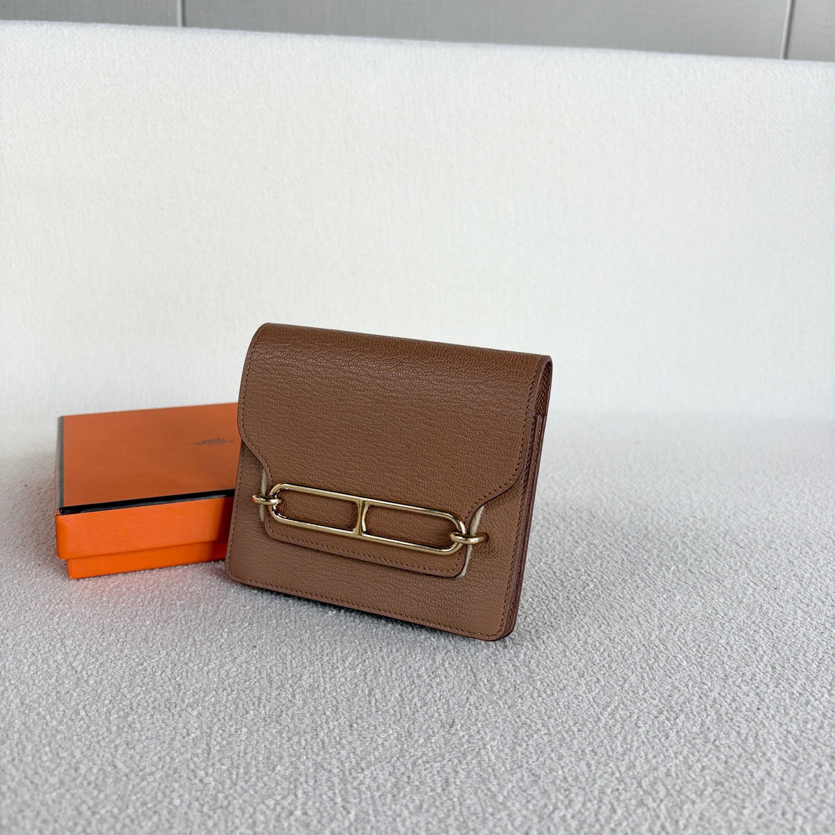 Hermes - Roulis Slim - Leather - Brown - (mini)