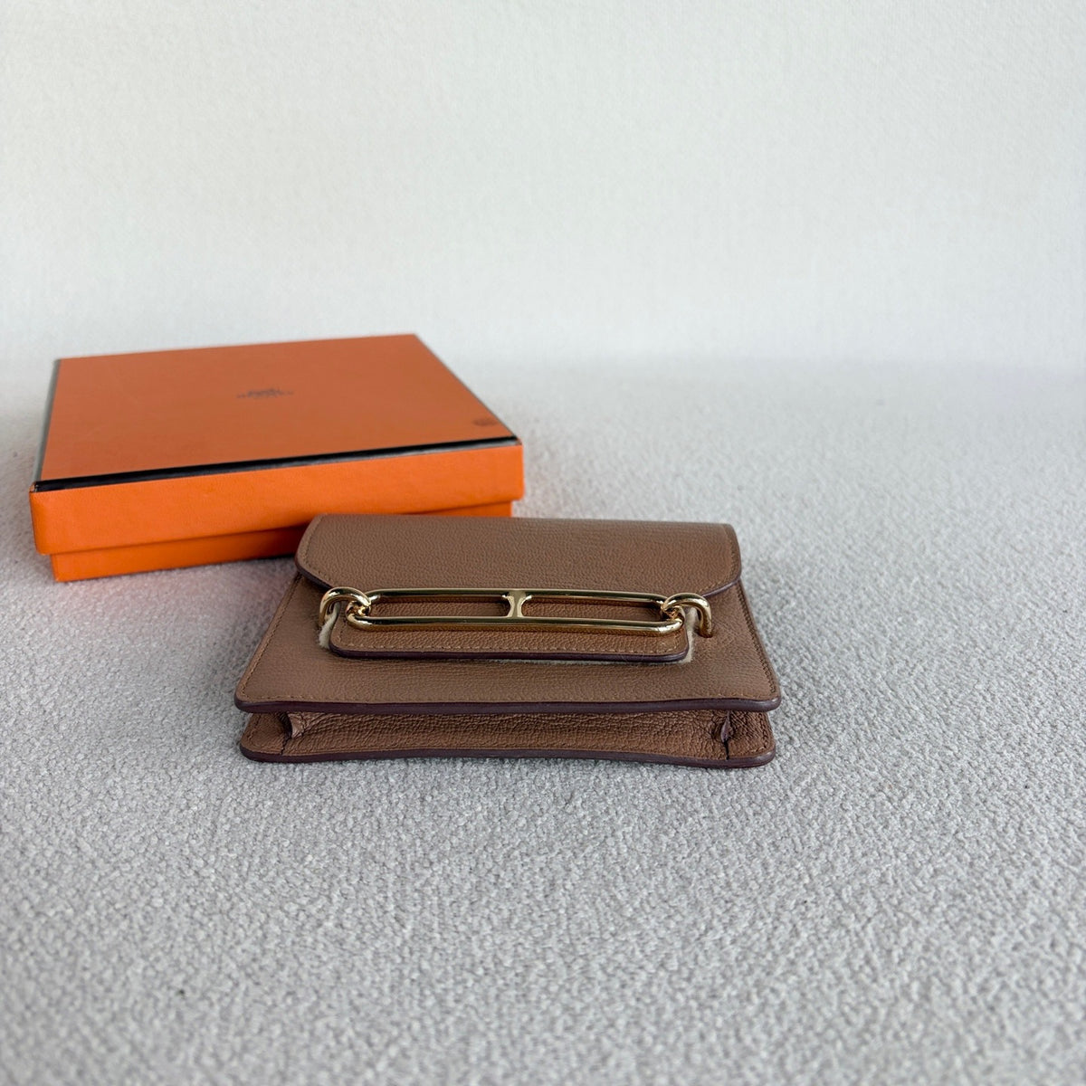 Hermes - Roulis Slim - Leather - Brown - (mini)