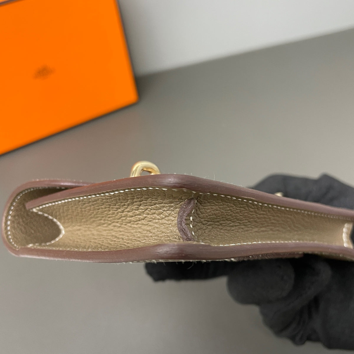 Hermes - Roulis Slim - Leather - Grey - (small)