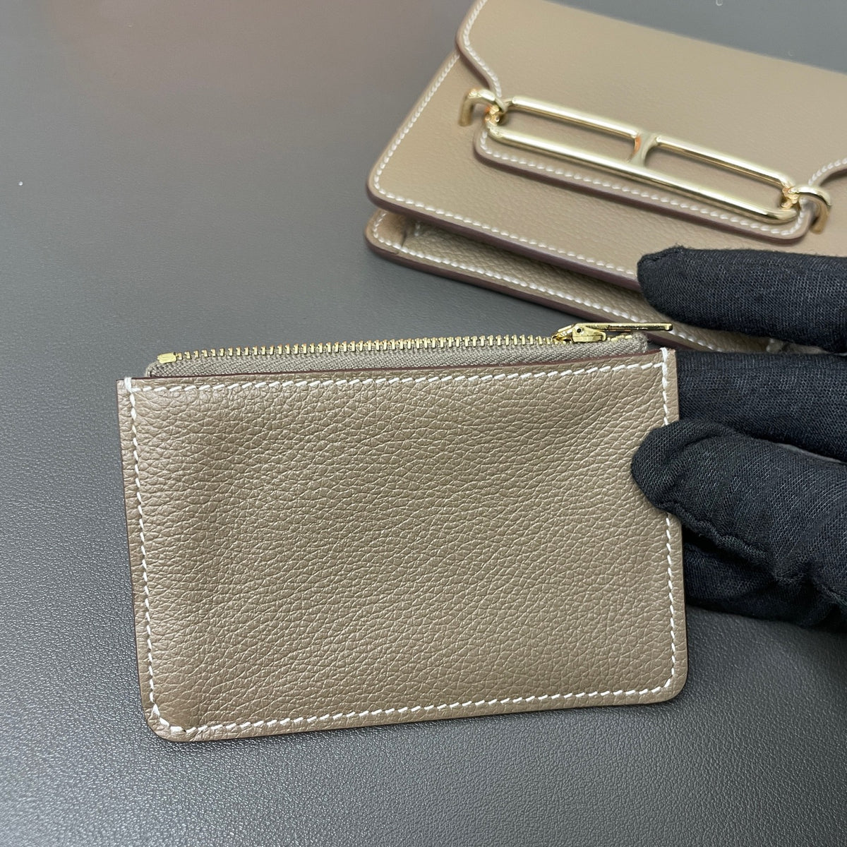 Hermes - Roulis Slim - Leather - Grey - (small)