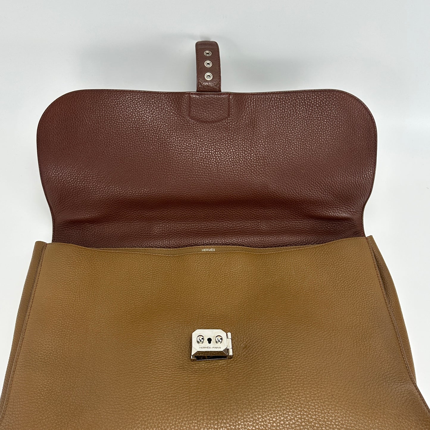 Hermès - Sac a Depeche Briefcase - Togo leather - Brown - (large)