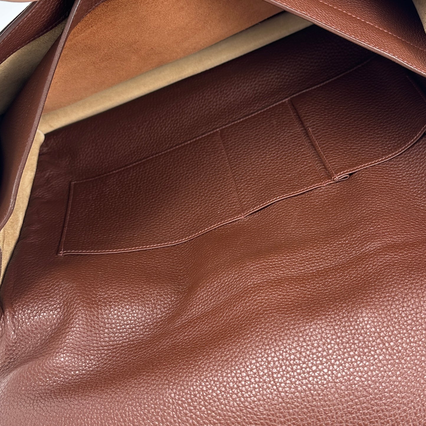 Hermès - Sac a Depeche Briefcase - Togo leather - Brown - (large)