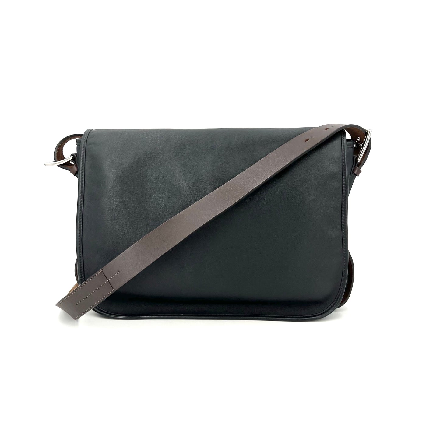 Hermes - Steve - Leather - Black - (medium)