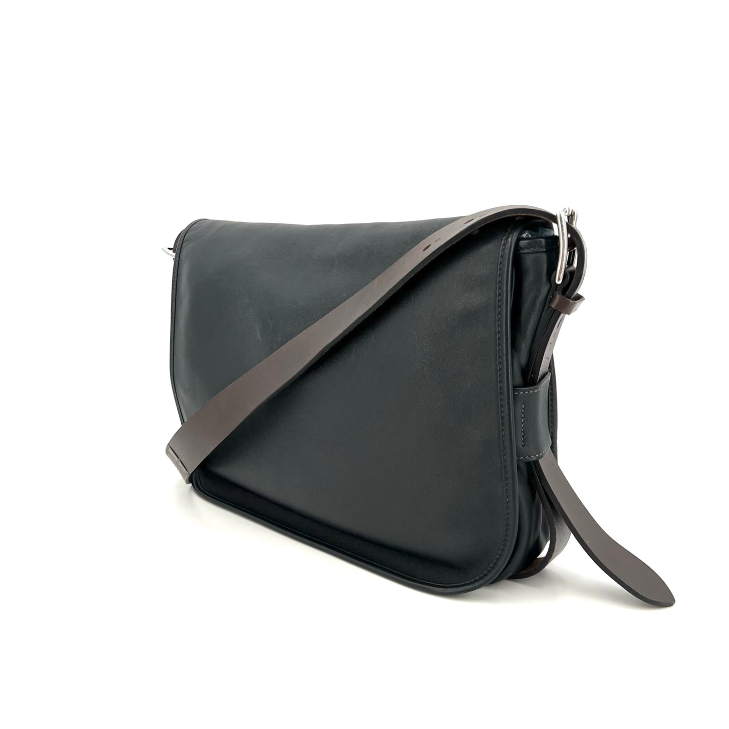 Hermes - Steve - Leather - Black - (medium)