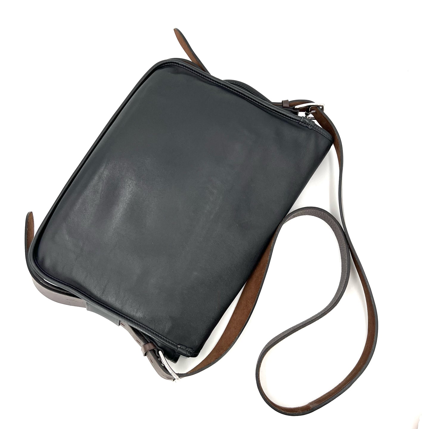 Hermes - Steve - Leather - Black - (medium)