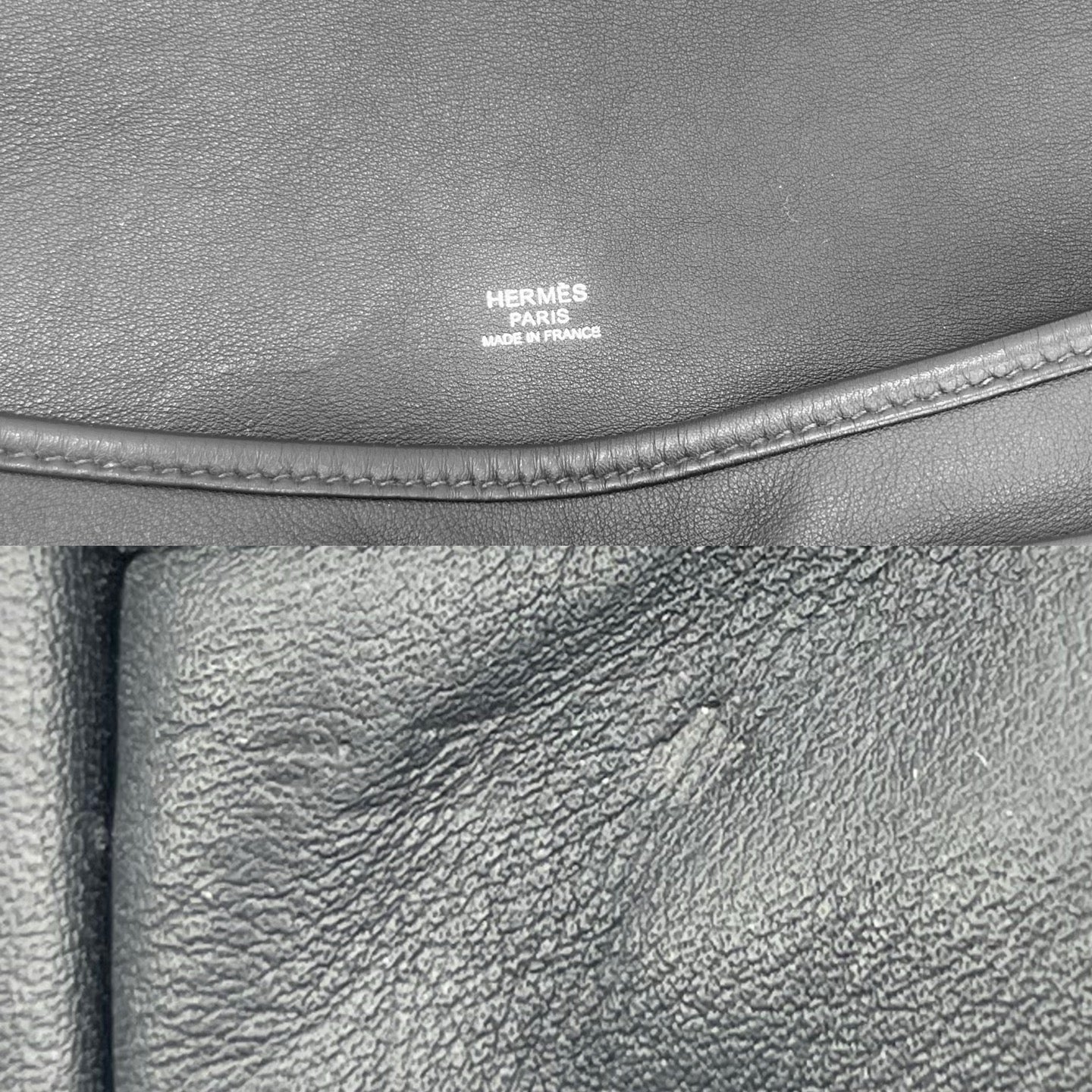 Hermes - Steve - Leather - Black - (medium)