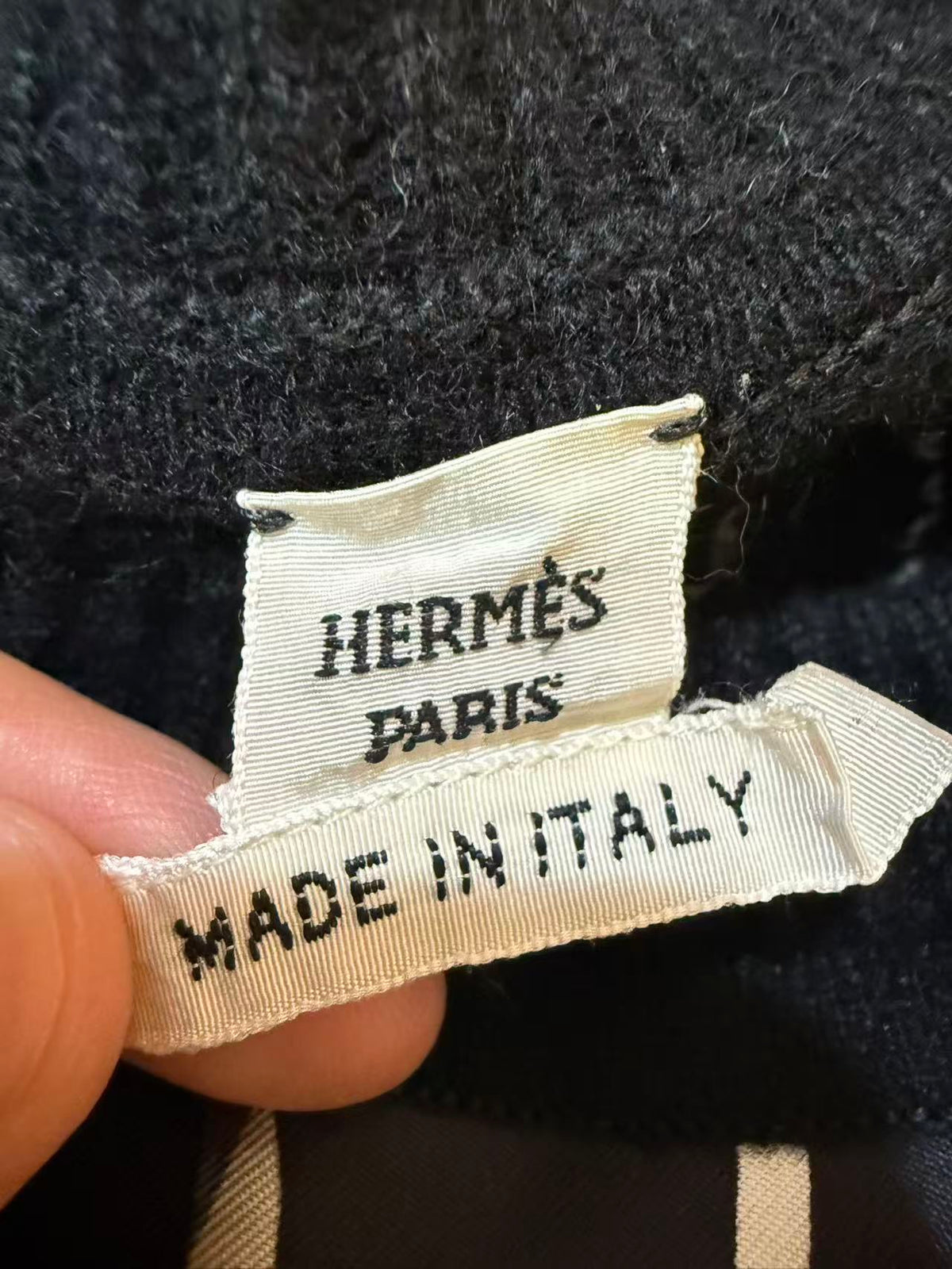 Hermès - Swirling Melody Series - Cashmere - Black - (34)