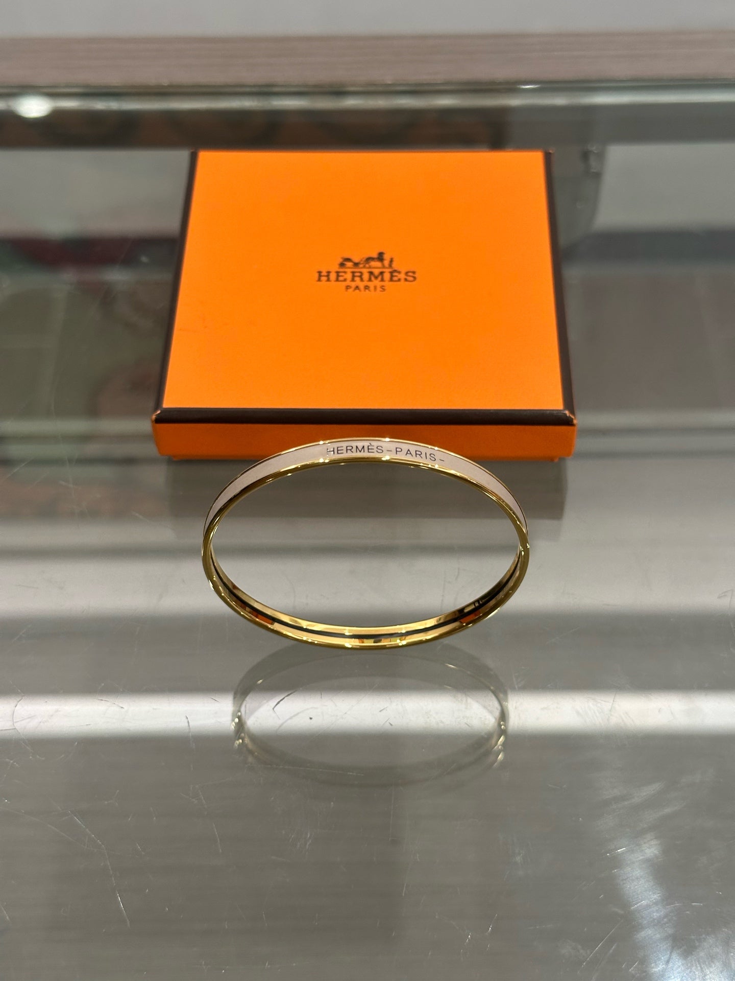 Hermès - Uni - Gold plated - Beige - (62)
