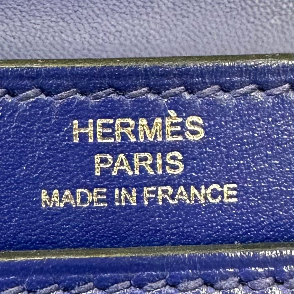 Hermes - Verrou Chaine - Leather - Blue