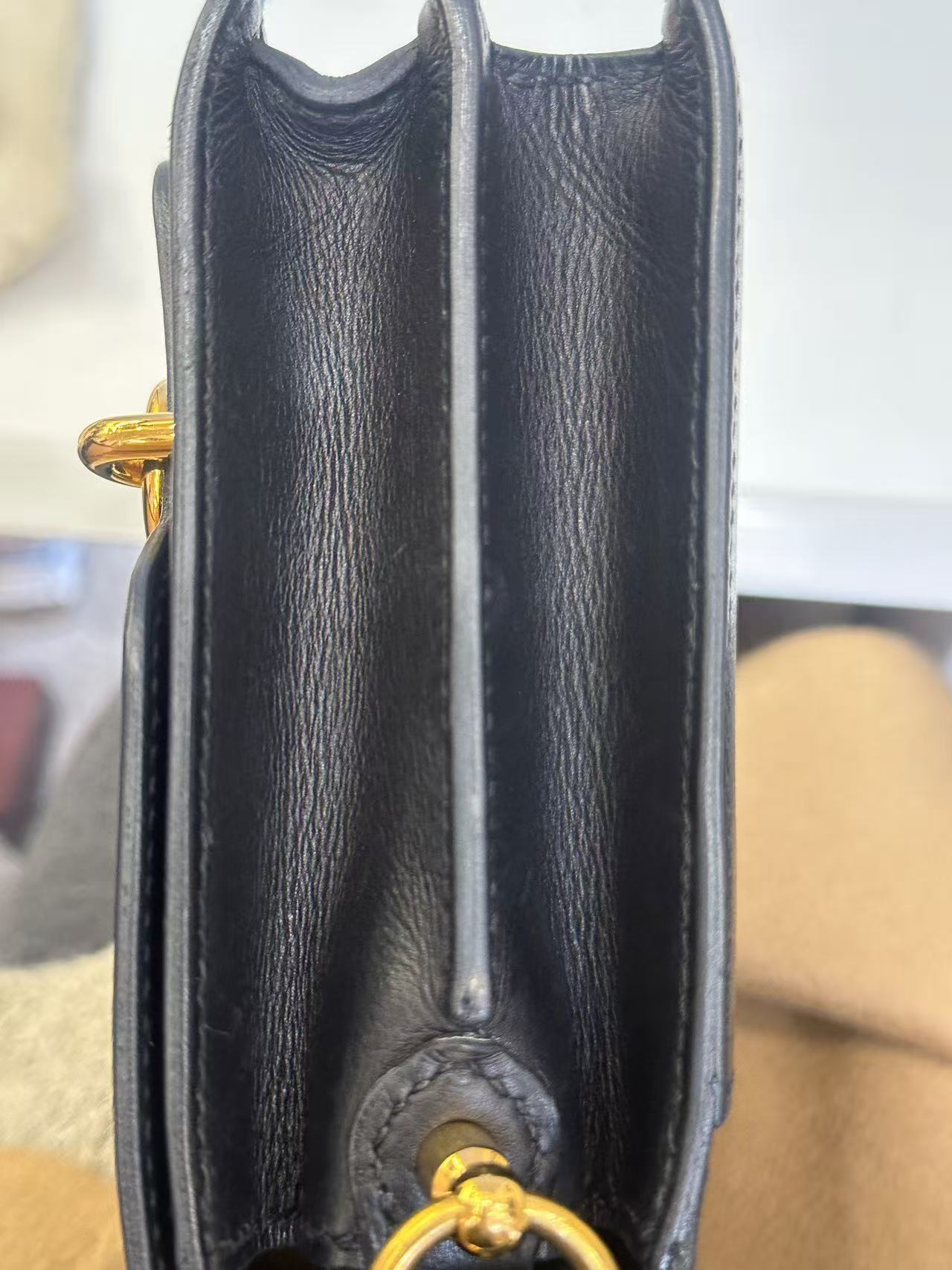 Hermès - Verrou Chaine d'Ancre - Swift leather - Black - (mini)