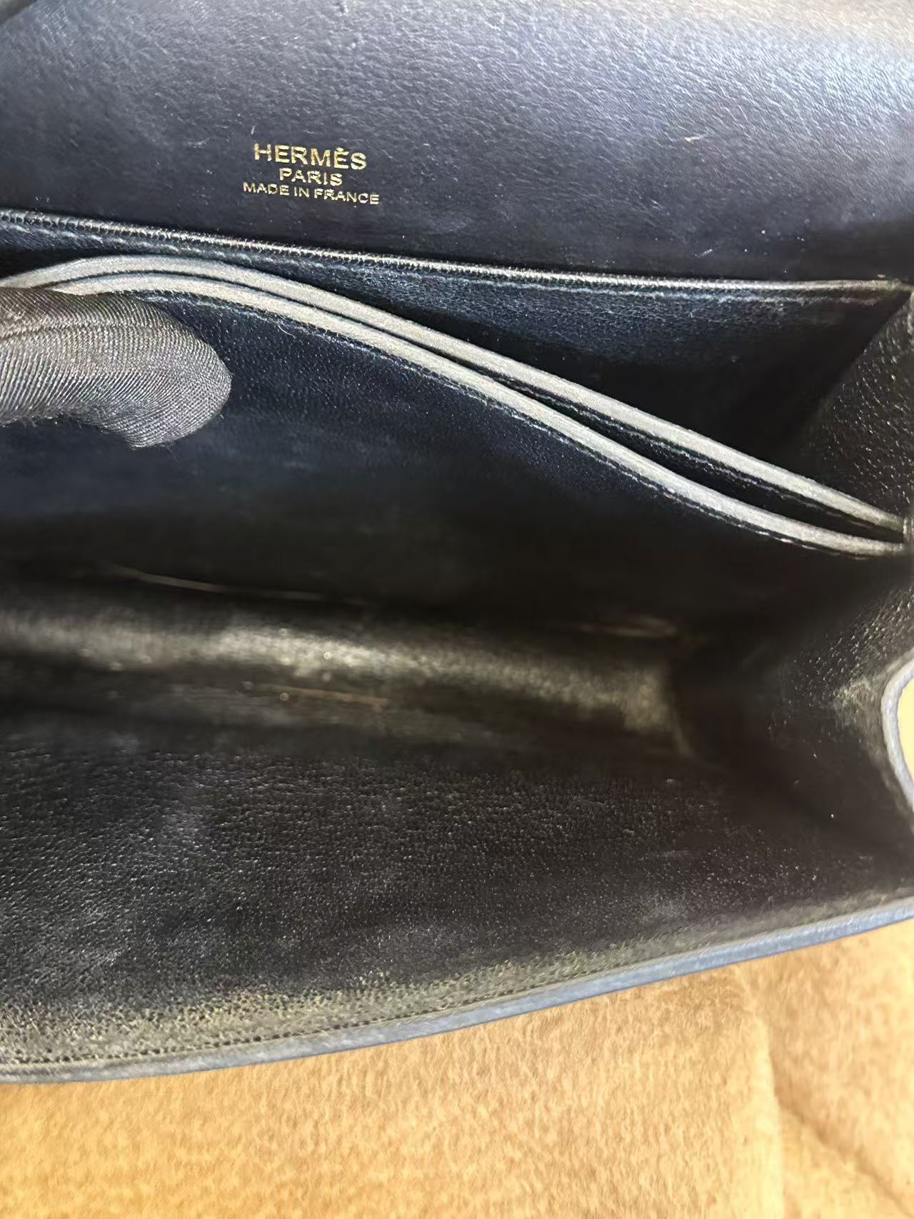 Hermès - Verrou Chaine d'Ancre - Swift leather - Black - (mini)