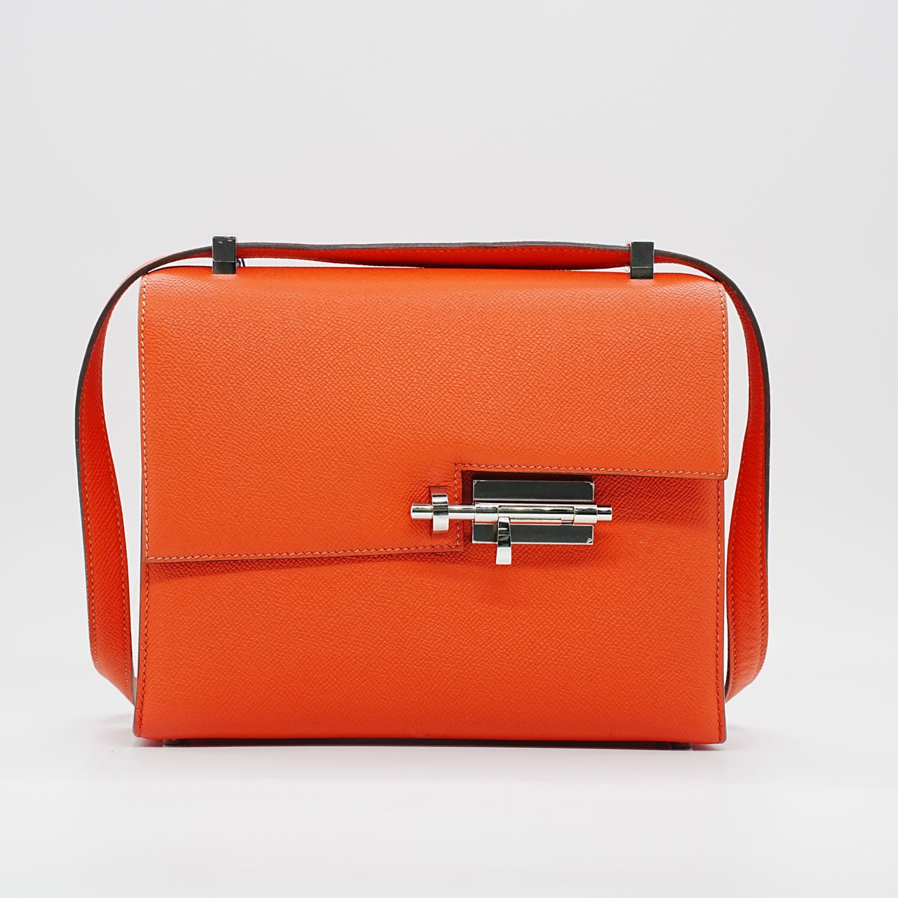 Hermes - Verrou - Leather - Orange - (23)