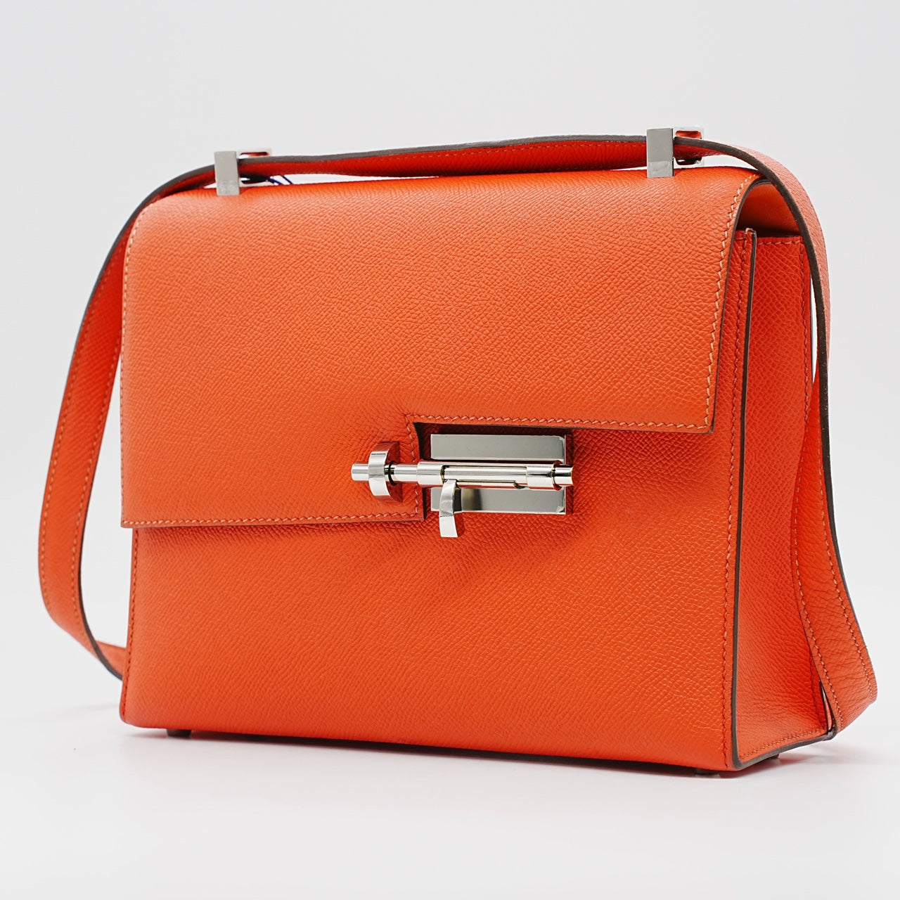 Hermes - Verrou - Leather - Orange - (23)