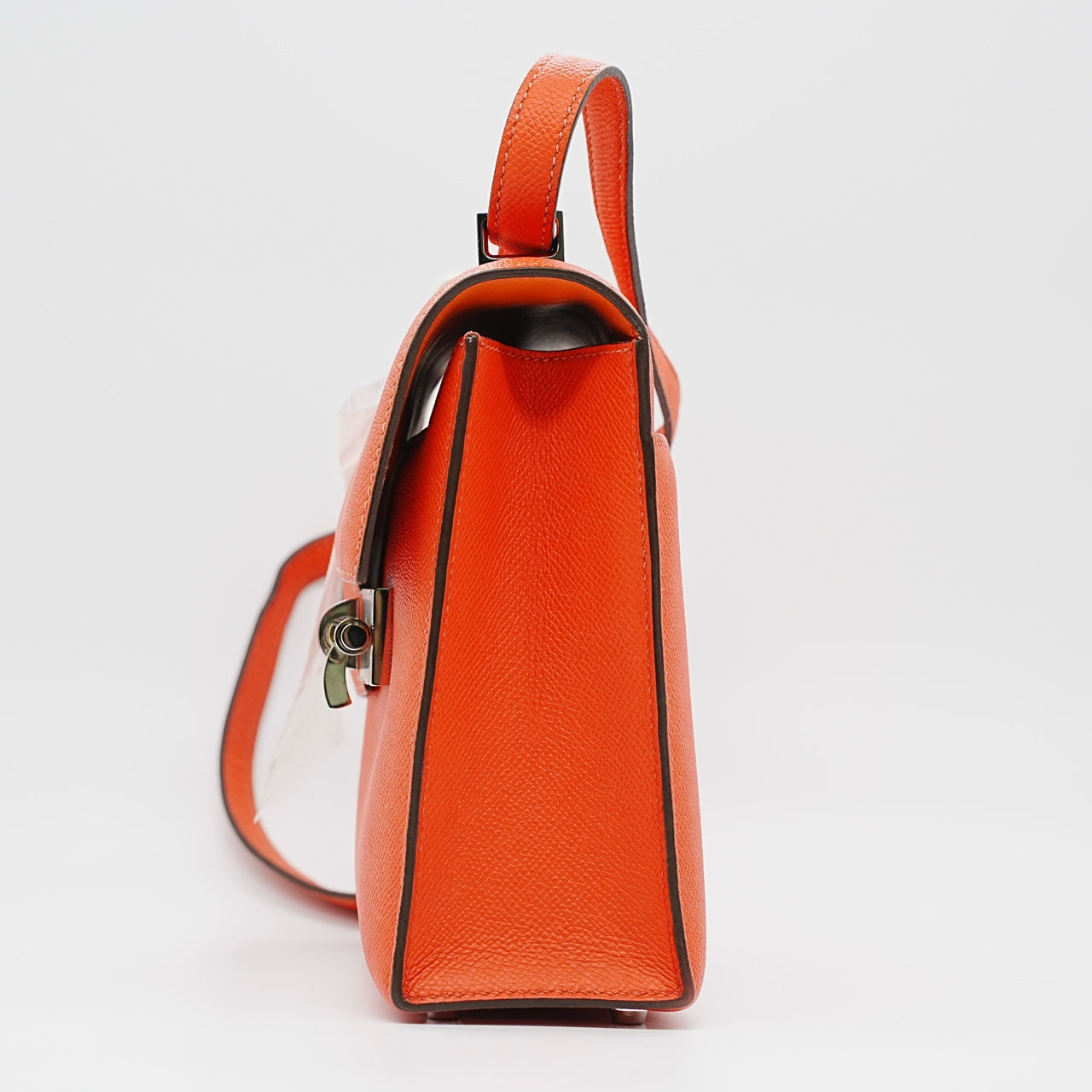 Hermes - Verrou - Leather - Orange - (23)