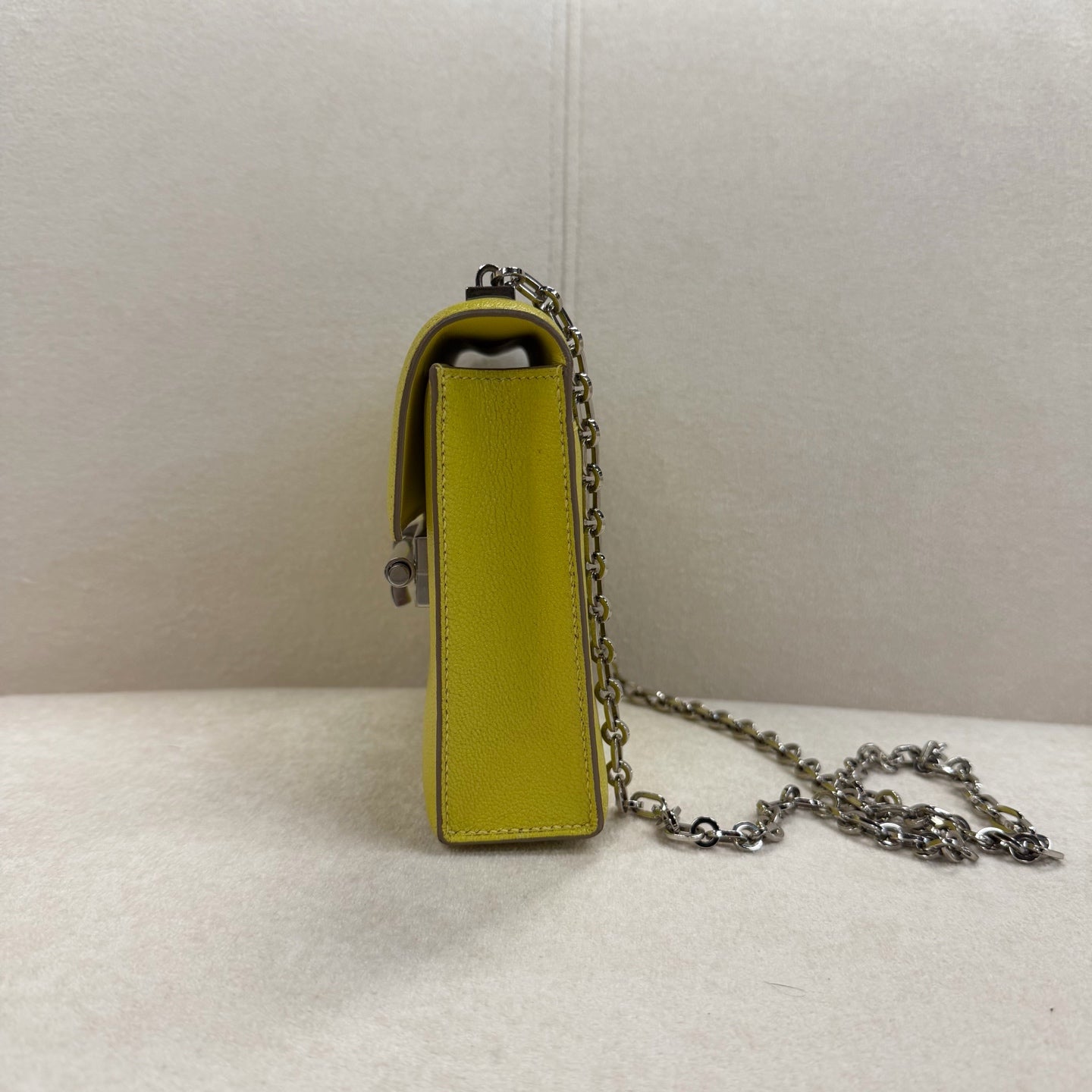 Hermes - Verrou - Leather - Yellow - (mini)