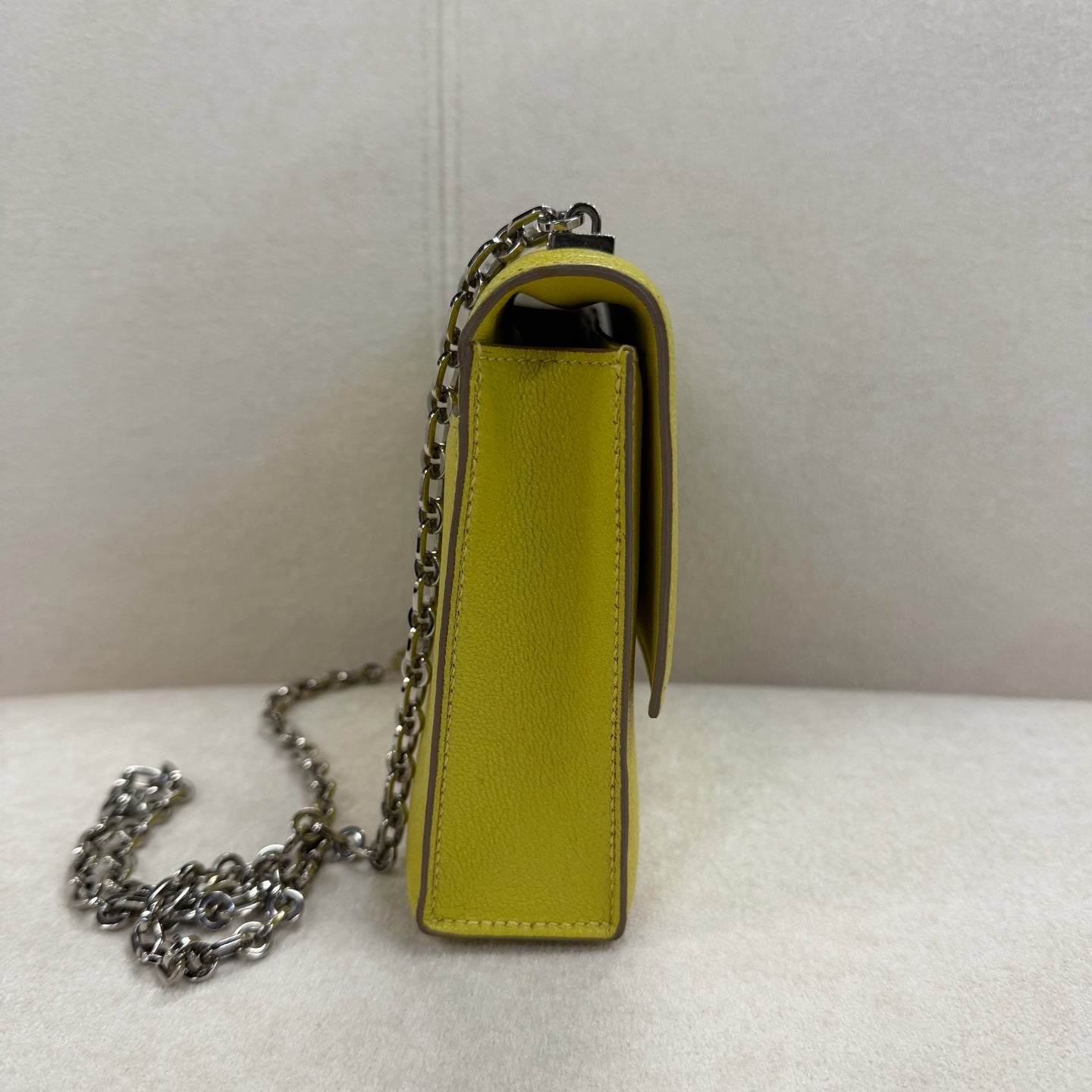 Hermes - Verrou - Leather - Yellow - (mini)