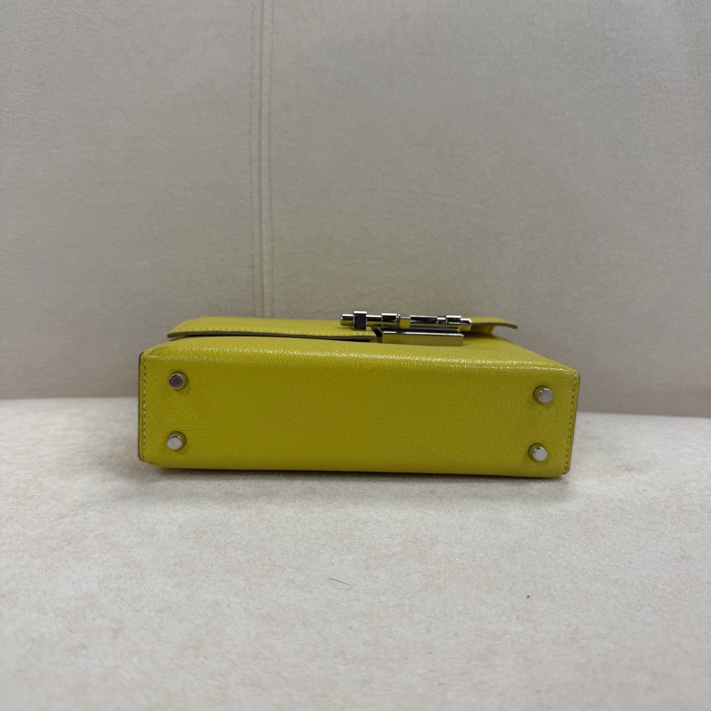 Hermes - Verrou - Leather - Yellow - (mini)