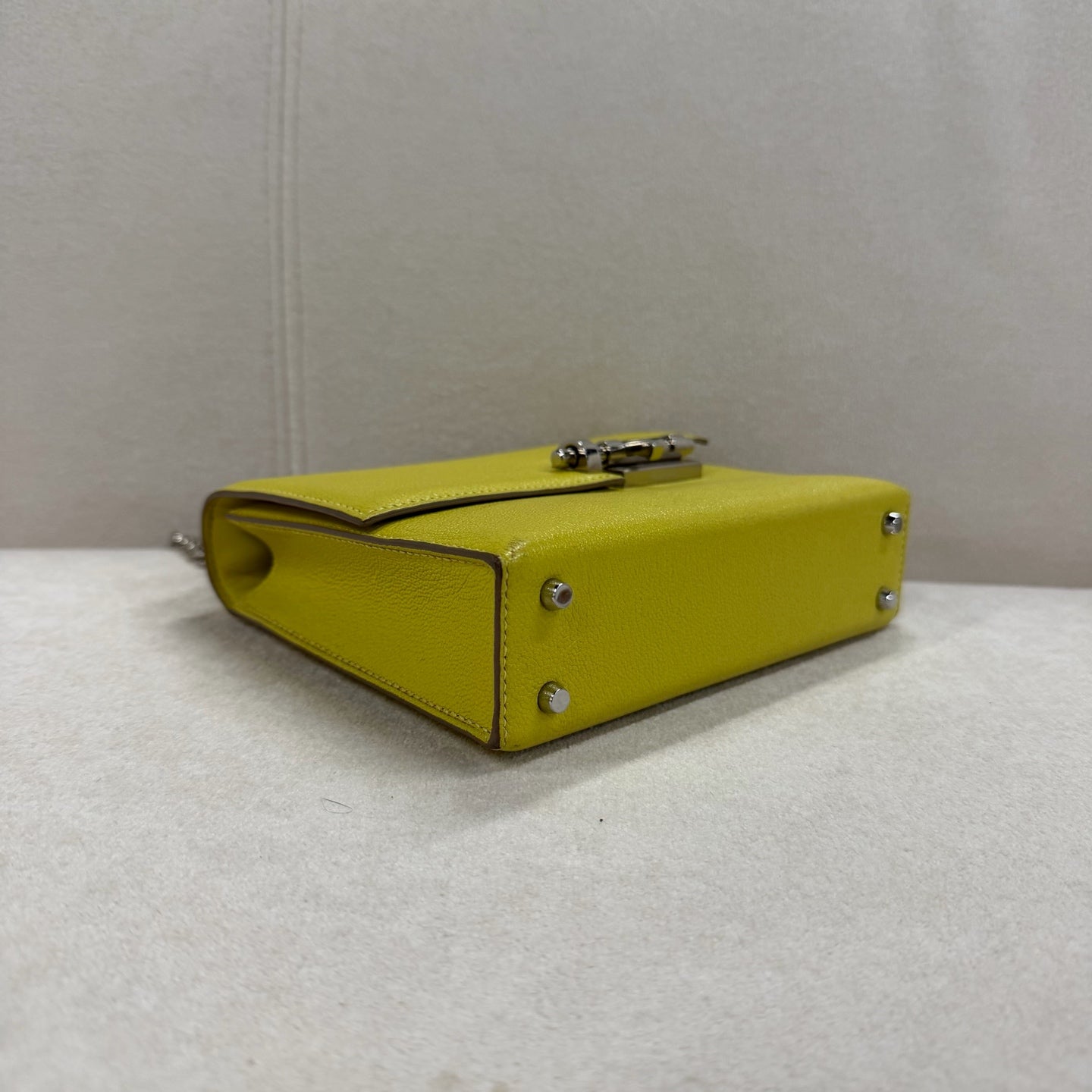 Hermes - Verrou - Leather - Yellow - (mini)