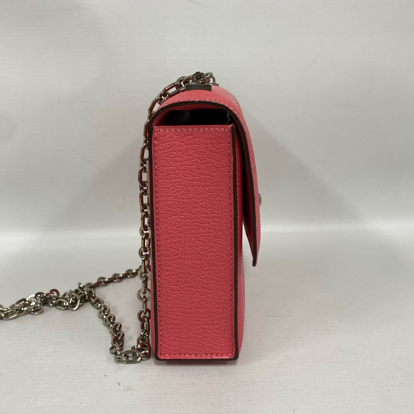 Hermes - Verrou Mini - Grained leather - Lipstick pink - (mini)
