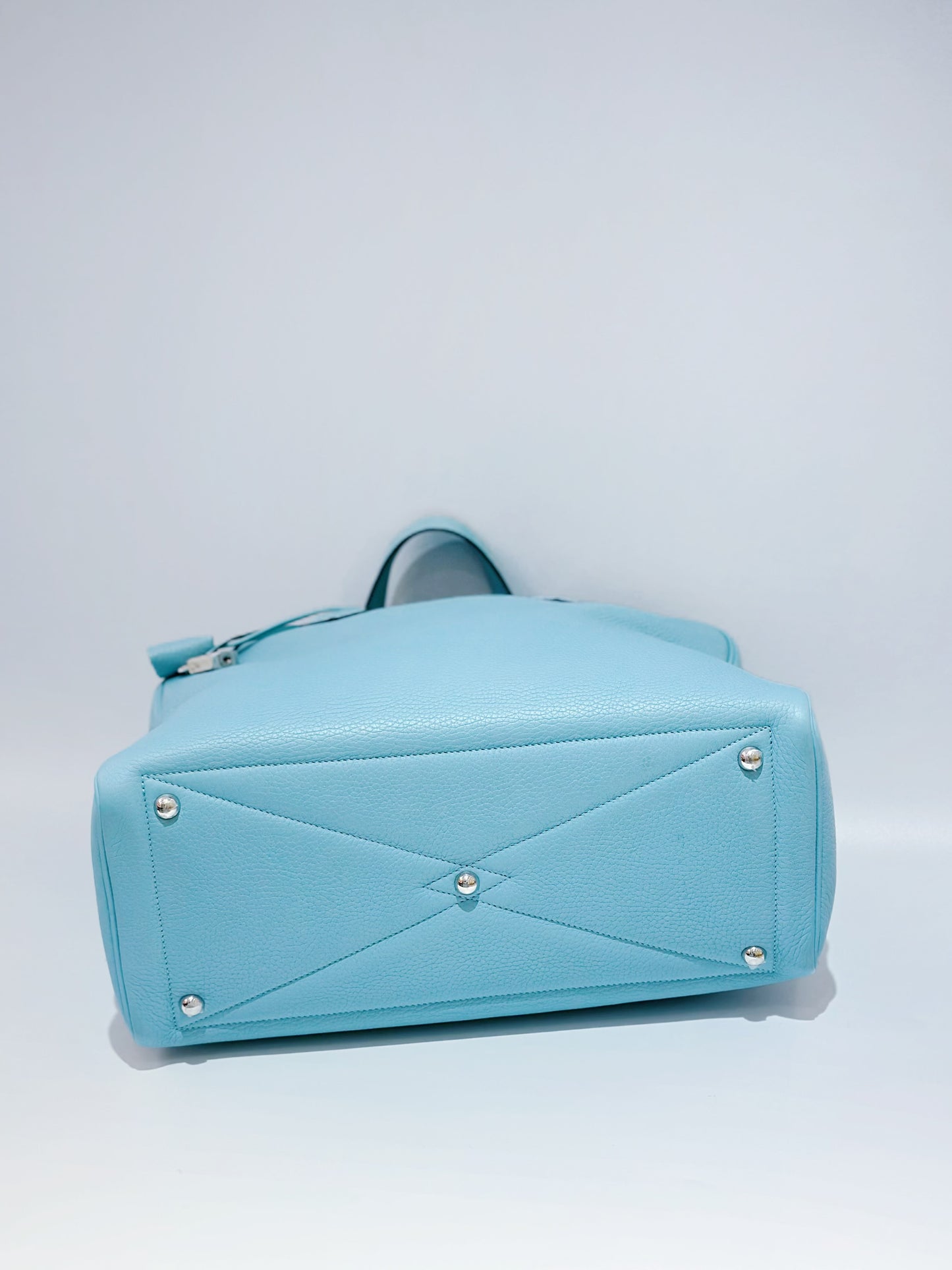 Hermes - Victoria - Leather - Blue - (large)
