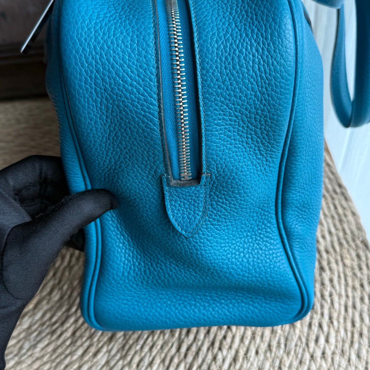 Hermès - Victoria - Leather - Blue - (large)