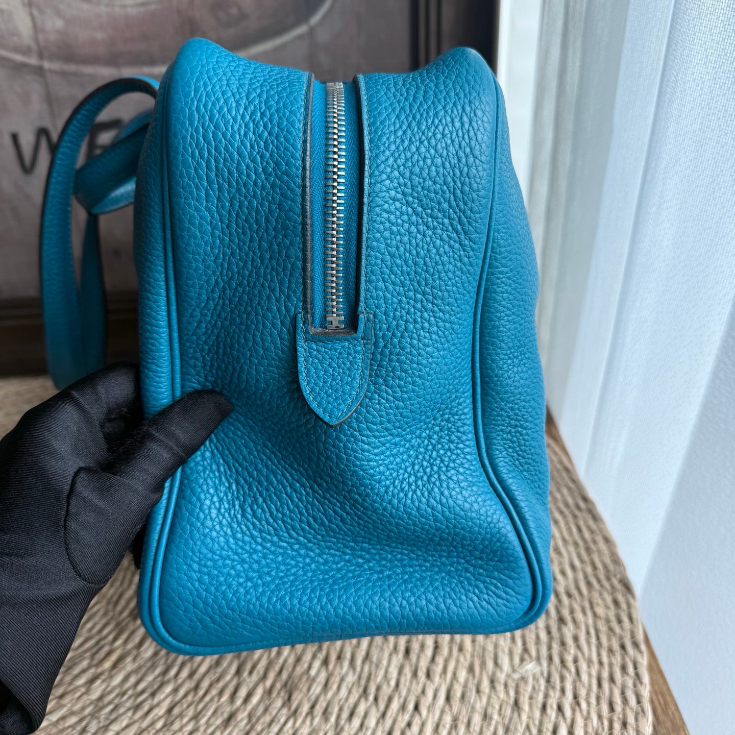 Hermès - Victoria - Leather - Blue - (large)