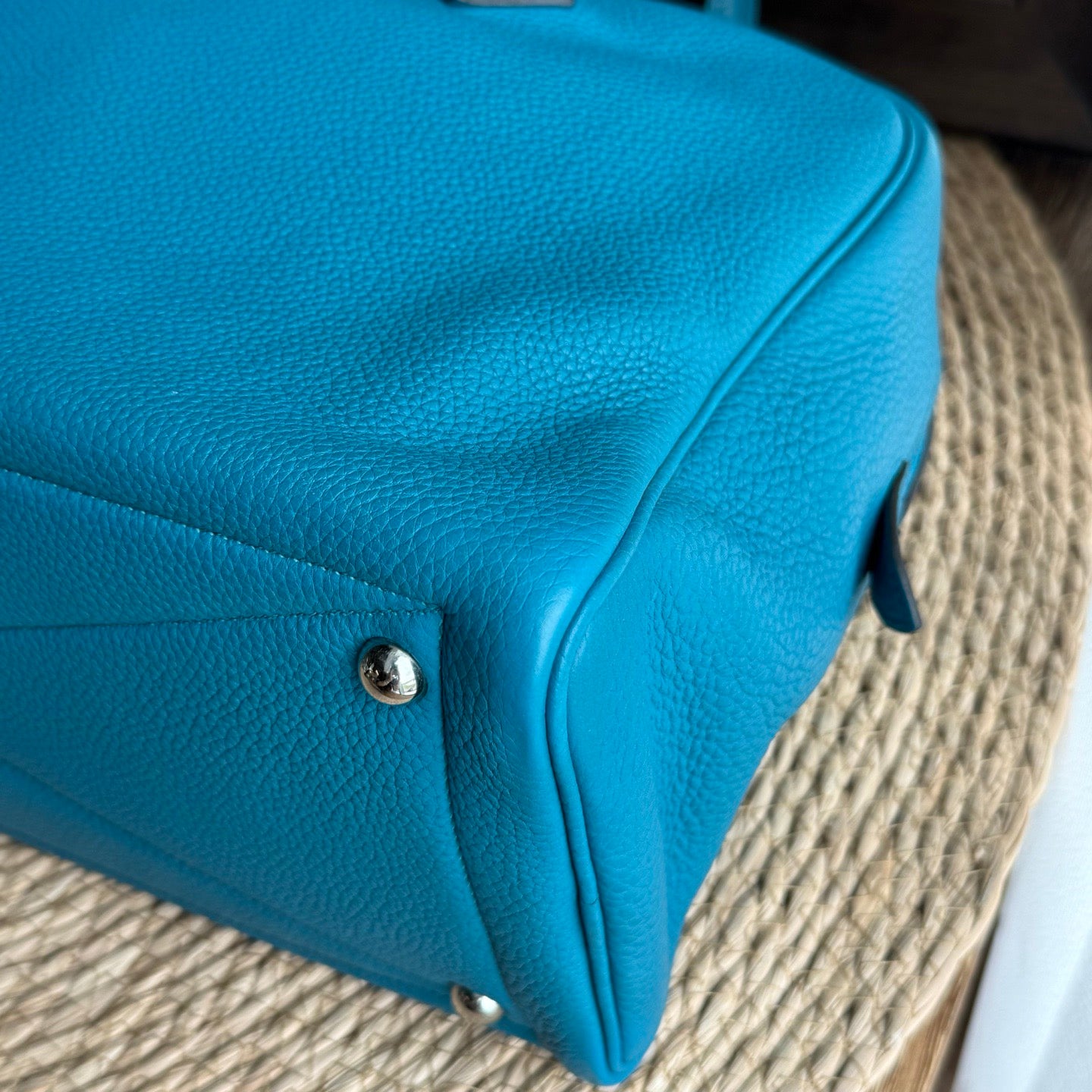Hermès - Victoria - Leather - Blue - (large)